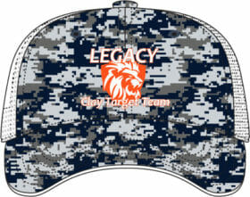 Legacy Clay Target Team - Embroidered Baseball Cap (Navy Camo)