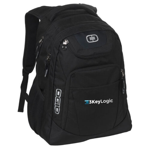 3KeyLogic - Black/Silver Embroidered OGIO® Excelsior Pack (411069)