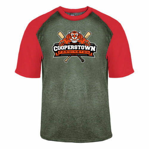 Farmington Cooperstown - Vinyl Raglan Tee Shirt (4341)