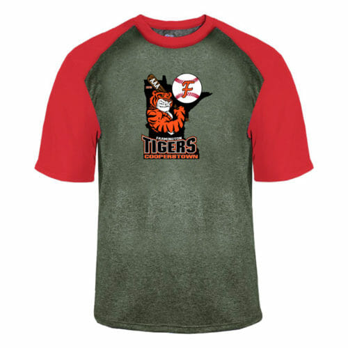 Farmington Cooperstown - Vinyl Raglan Tee Shirt (4341) - Image 2