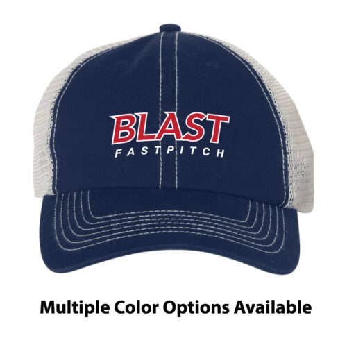 Bloomington Blast Fastpitch Coaches - Embroidered Vintage Trucker Cap (4710)