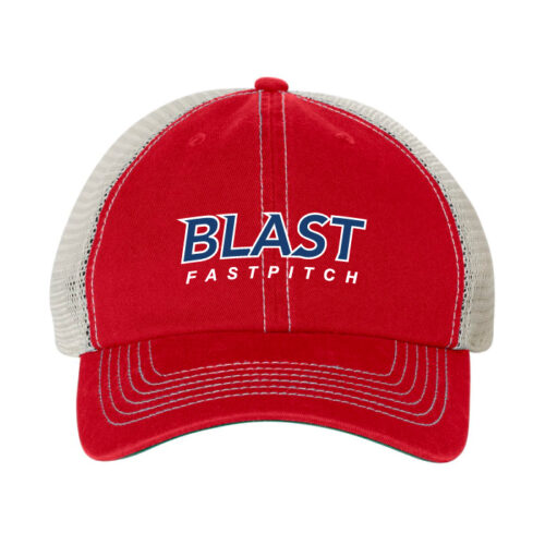 Bloomington Blast Fastpitch Coaches - Embroidered Vintage Trucker Cap (4710) - Image 2