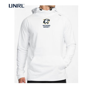 River Falls HS Hockey - White Embroidered UNRL Crossover Hoodie II