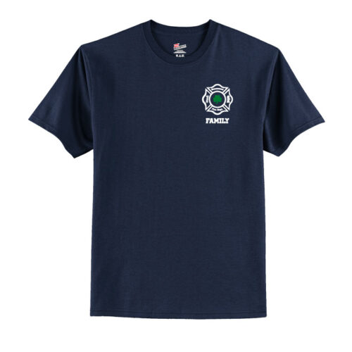 Rosemount Fire Dept - Printed Navy Fire Family Cotton Tee (5250)