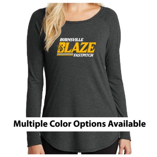 Burnsville Fastpitch - Printed Ladies Long Sleeve Tee (DT132L)