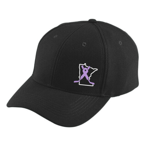 Hockey Fights Cancer - Embroidered Hook-and-Loop Low-Profile Baseball Cap (6265)