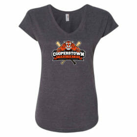 Farmington Cooperstown - Women's Vinyl V-Neck Tee Shirt (6750VL)