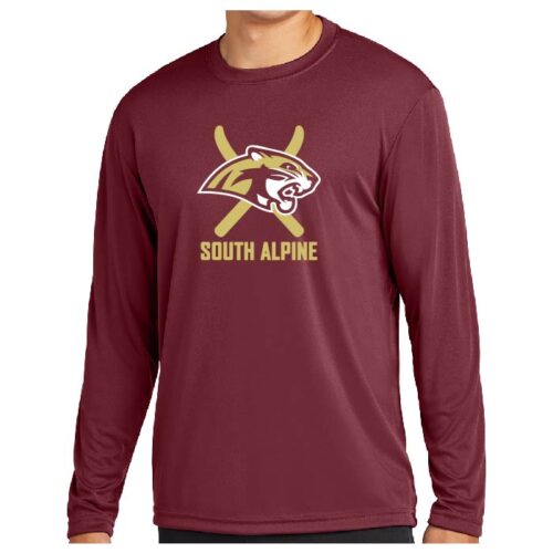 Lakeville South Alpine Ski - Longsleeve Printed Performance Tee (ST350LS) - Image 2