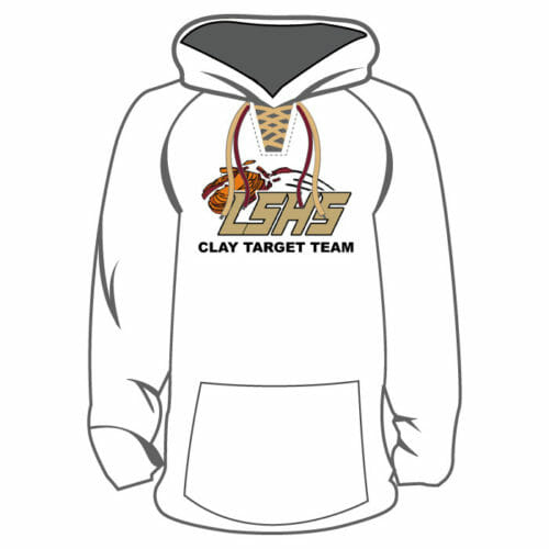 LSHS Clay Target Team - Tackle-Twill Hockey Lace Hoodie (715-Pennant) - Image 2