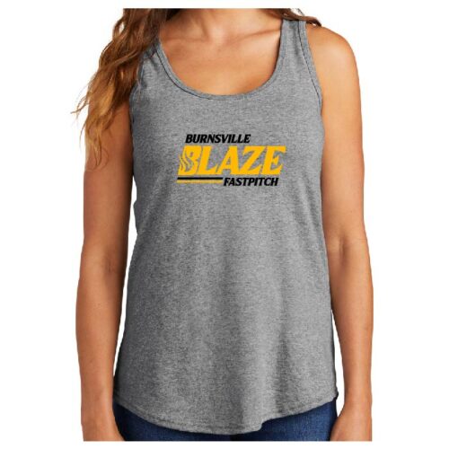 Burnsville Fastpitch - Women's Printed Core Cotton Tank Top (LPC54TT) - Image 2