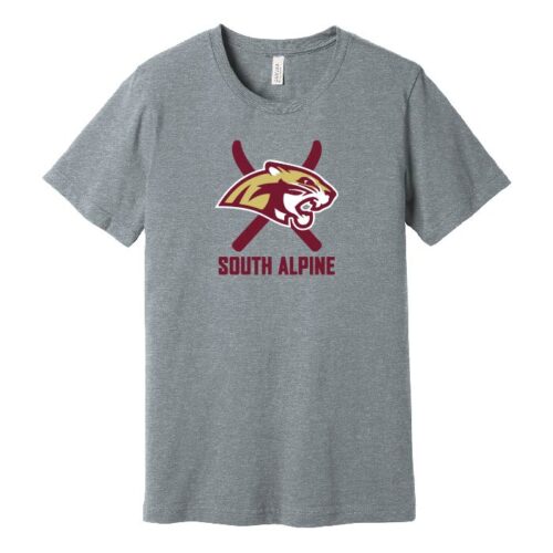 Lakeville South Alpine Ski - Printed Short Sleeve Tee (BC3001) - Image 2
