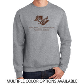 Apple Valley Speech & Debate - Printed Fleece Crewneck Sweatshirt (PC90)
