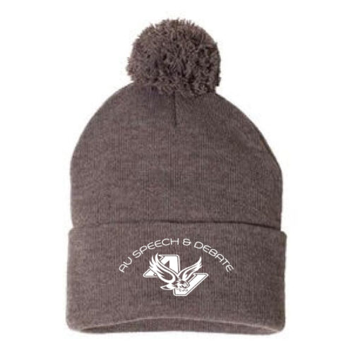 Apple Valley Speech & Debate - Embroidered Pom Stocking Cap (SP15)
