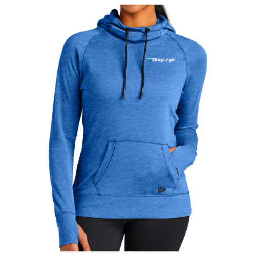 3KeyLogic - Left Crest Ladies Tri-Blend Fleece Pullover (LNEA510) - Image 2