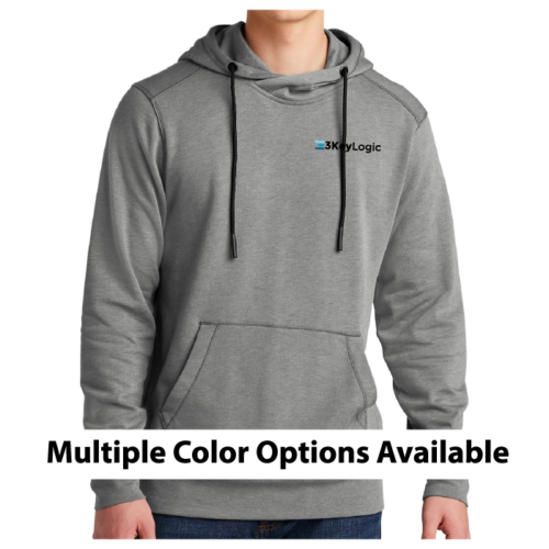 3KeyLogic - Left Crest New Era® Tri-Blend Fleece Pullover Hoodie (NEA510)