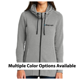 3KeyLogic - Embroidered New Era® Ladies Tri-Blend Fleece Full-Zip Hoodie (LNEA511)
