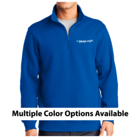 3KeyLogic - Embroidered 1/4-Zip Sweatshirt (ST253)