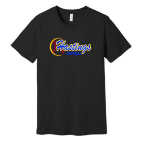 Hastings Raiders Softball - Black Short Sleeve Printed Tee (BC3001)