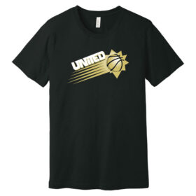 United Basketball - Black Short Sleeve Printed Tee (BC3001)