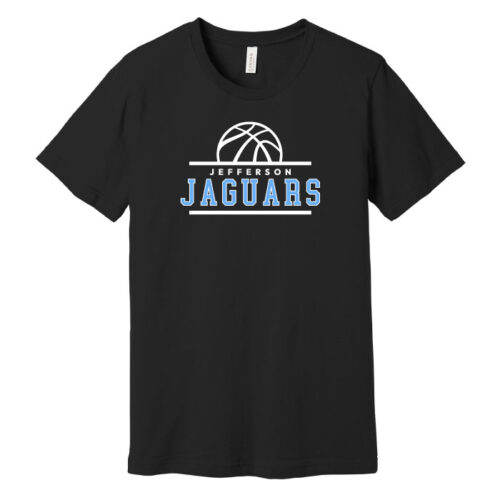 Jefferson Jaguars Basketball - Printed Short Sleeve Tee (BC3001) - Image 2