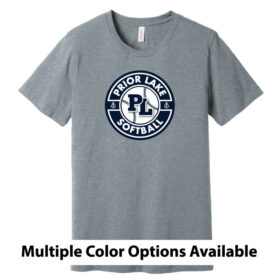 Prior Lake High School Softball - Short Sleeve Printed Tee (BC3001)