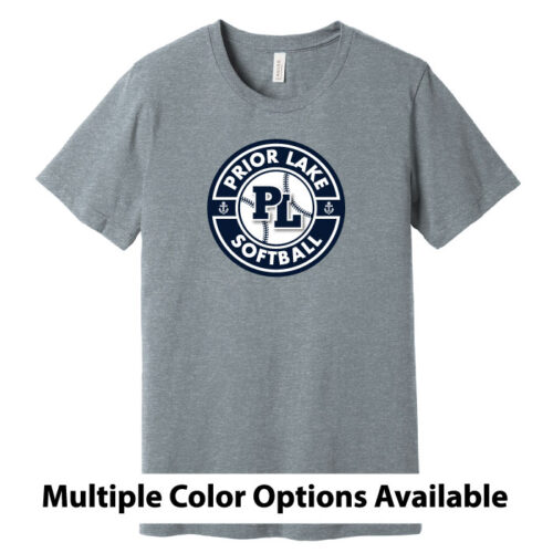 Prior Lake High School Softball - Short Sleeve Printed Tee (BC3001)