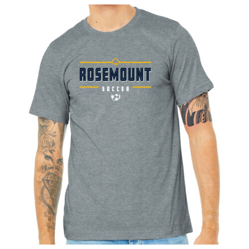 Rosemount Boys Soccer - Short Sleeve Printed Tee (BC3001) - Image 2