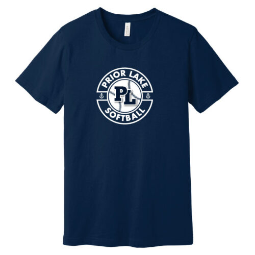 Prior Lake High School Softball - Short Sleeve Printed Tee (BC3001) - Image 2