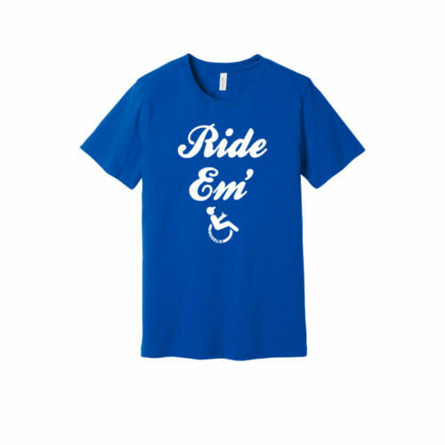 Wheelie - Short Sleeve Ride Em Printed Tee (BC3001CVC) - Image 4