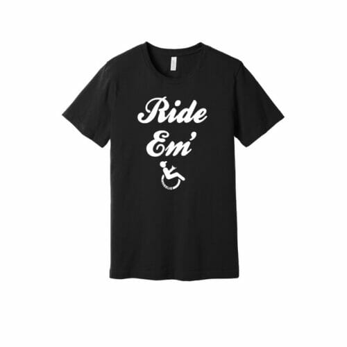 Wheelie - Short Sleeve Ride Em Printed Tee (BC3001CVC) - Image 3