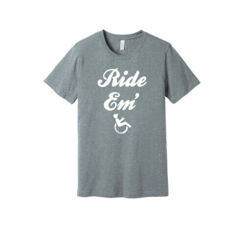 Wheelie - Short Sleeve Ride Em Printed Tee (BC3001CVC) - Image 2
