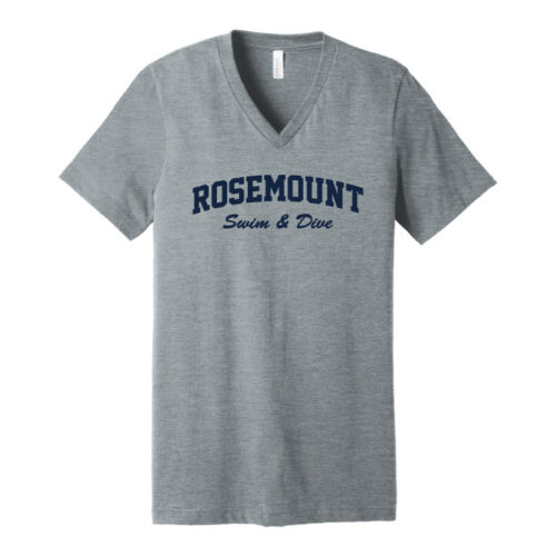 RHS Girls Swim & Dive - Short Sleeve Printed V-Neck Tee (BC3005) - Image 2