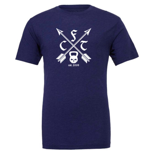 Crossfit Templar - Printed Unisex Triblend Short Sleeve Tee (BC3413) - Image 2