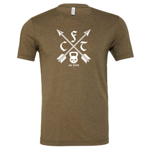 Crossfit Templar - Printed Unisex Triblend Short Sleeve Tee (BC3413) - Image 3