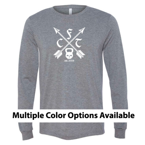 Crossfit Templar - Printed Unisex Triblend Long Sleeve Tee (BC3513)