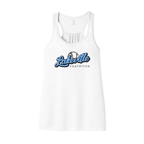 Lakeville Fastpitch - Printed Womens/Girls Tank Top (BC8800) - Image 2