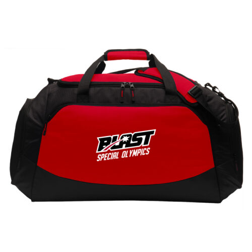 Blast Special Olympics - Red/Black Embroidered Duffle Bag (BG802)