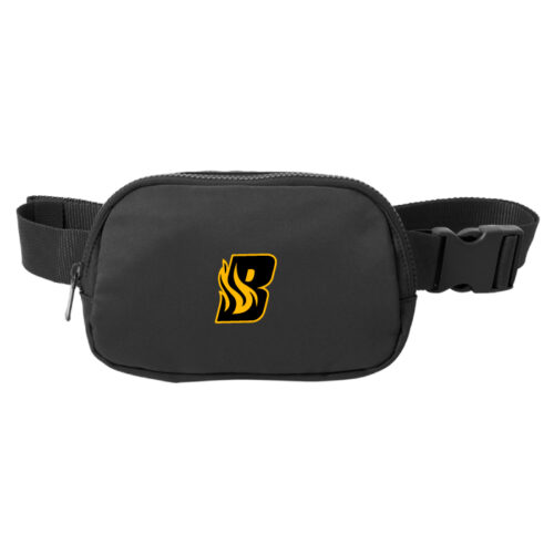 Burnsville Fastpitch - Black Embroidered Matte Hip Pack (BG936)