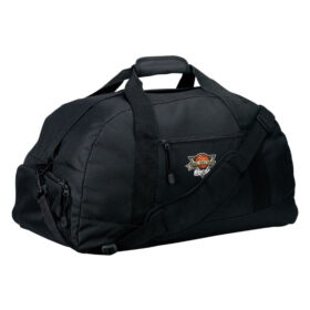 Osseo Maple Grove Basketball - Black Embrodiered Basic Large Duffel (BG980)