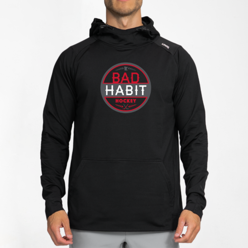Bad Habit - Black Tackle Twill & Embroidery UNRL Crossover Hoodie II