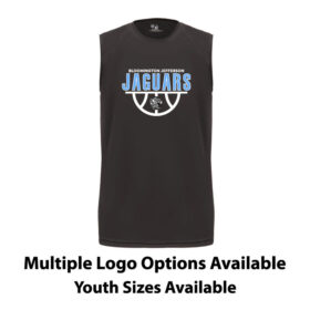 Jefferson Jaguars Basketball - Black Sleeveless Performance Tee (123000)