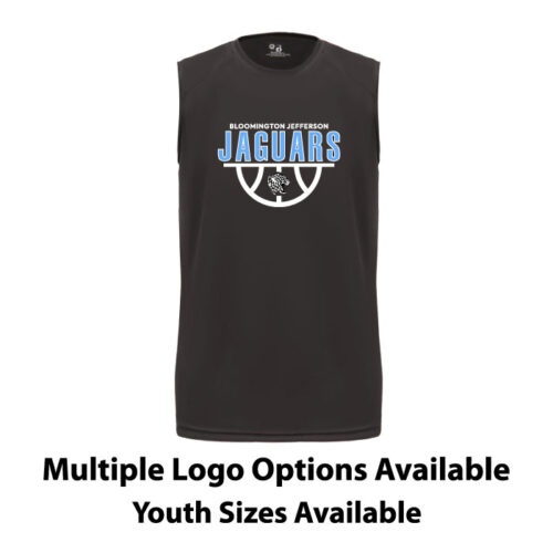 Jefferson Jaguars Basketball - Black Sleeveless Performance Tee (123000)