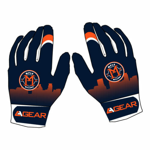 Minneapolis Millers Baseball - Full-Dye Batting Gloves