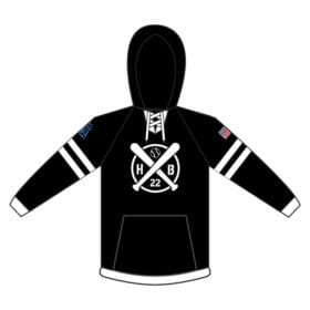 HB22 - Full-Dye Hockey Lace Hoodie