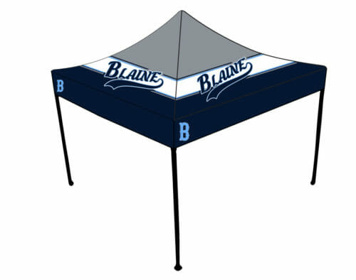Blaine Baseball - Full-Dye 10x10 Tent Canopy