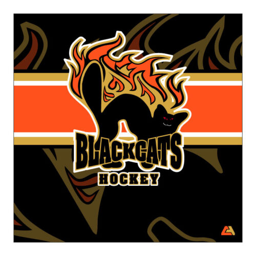 Blackcats Hockey - Full-Dye Blanket
