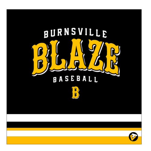 Burnsville Baseball - Full-Dye Blanket