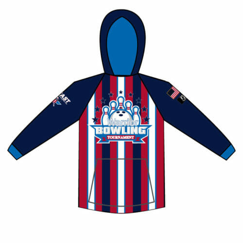 CA Warrior Tourney - Full-Dye Bowling Hoodie