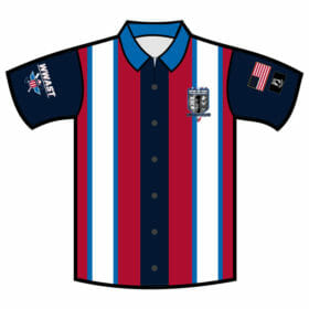CA Warrior Tourney - Full-Dye Full-Button Bowling Polo