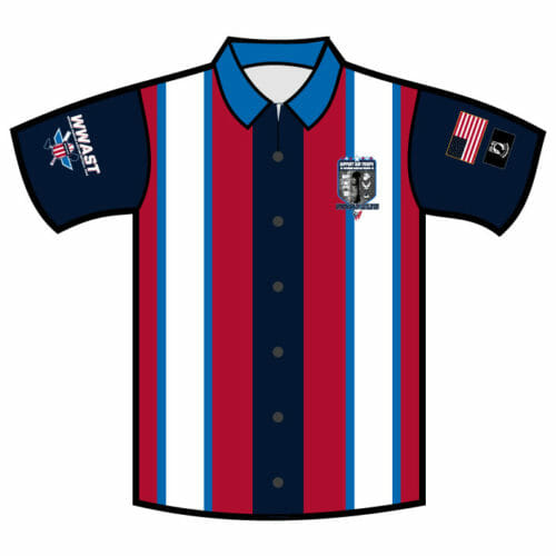 CA Warrior Tourney - Full-Dye Full-Button Bowling Polo